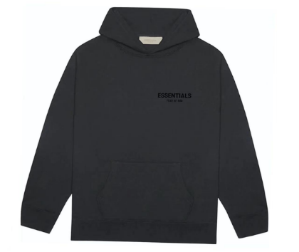 Fear Of God Essentials Hoodie Black